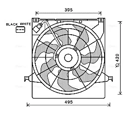Вентилятор AVA QUALITY COOLING KA7522