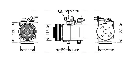 Автозапчасть AVA QUALITY COOLING KAK137
