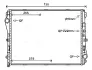 Радіатор, Система охолодження двигуна AVA QUALITY COOLING MS2667 (фото 1)