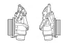 Радіатор масляний MERCEDES W204/W207/W211 DIESEL в зборі (вир-во AVA) AVA QUALITY COOLING MS3688H (фото 1)