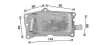 Автозапчасть AVA QUALITY COOLING MS3752 (фото 3)