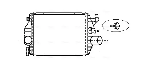 Інтеркулер AVA QUALITY COOLING MS4357