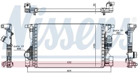 Інтеркулер AVA QUALITY COOLING MS4808
