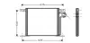 Конденсор кондиционера MB VITO/V-CL G/D 95-03 (Ava) AVA QUALITY COOLING MS5220 (фото 1)