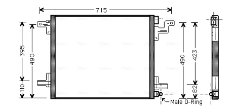 Автозапчасть AVA QUALITY COOLING MS5377