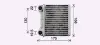 Радіатор обігрівача салону MB ML164 GL164 rear heater AVA AVA QUALITY COOLING MS6762 (фото 1)
