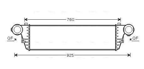 Інтеркулер AVA QUALITY COOLING MSA4297