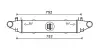 AVA DB Інтеркулер C-CLASS (W204) 07-, E-CLASS (W212) 09-, E-CLASS (C207) 10- AVA QUALITY COOLING MSA4596 (фото 1)