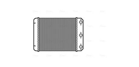 AVA Радіатор опалення MERCEDES-BENZ 200-SERIES W124 (1985) 200 2.0 E16 AVA QUALITY COOLING MSA6107