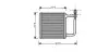 Радіатор обігрівача салону MB E211 02>08 AVA AVA QUALITY COOLING MSA6451 (фото 1)