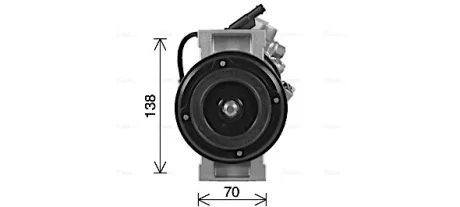 Автозапчасть AVA QUALITY COOLING MSAK747