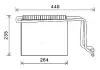 Випарник, Система кондиціонування повітря AVA QUALITY COOLING MSV563 (фото 1)