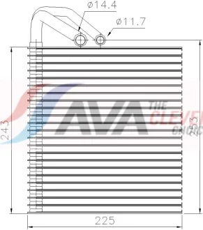 Випарник,Кондиціонер AVA QUALITY COOLING MSV814