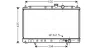 AVA MITSUBISHI Радіатор системи охолодження двигуна COLT IV 1.6-2.0 92-, GALANT VII, LANCER IV AVA QUALITY COOLING MT2064 (фото 1)