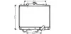 Радіатор, Система охолодження двигуна AVA QUALITY COOLING MT2156 (фото 1)