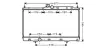 Радиатор охлаждения двигателя LANCER6 20i-16V механика 03- (Ava) AVA QUALITY COOLING MT2199 (фото 1)