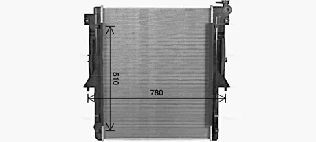 Радіатор, Система охолодження двигуна AVA QUALITY COOLING MT2280