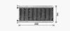 Теплообмінник, система опалення салону AVA QUALITY COOLING MT6289 (фото 3)