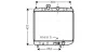 AVA MITSUBISHI Радіатор охолодження двиг. Colt IV, Lancer V 1.3/1.6 92- AVA QUALITY COOLING MTA2036 (фото 1)