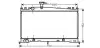 Радіатор охолодження двигуна MAZDA 6 18/20 AT+-AC 02- (Ava) AVA QUALITY COOLING MZ2161 (фото 1)