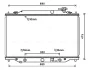 Радіатор охолодження двигуна Mazda CX-5 (12-) 2.2D АКПП AVA AVA QUALITY COOLING MZ2274 (фото 1)