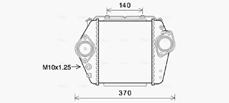 Автозапчасть AVA QUALITY COOLING MZ4244