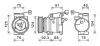 AVA MAZDA Компресор кондиціонера 6 1.8, 2.0, 2.3 02-, CX-7 2.3 06- AVA QUALITY COOLING MZAK219 (фото 1)