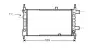 AVA OPEL Радіатор сист. охолодження двиг. KADETT E 1.2S, OHV 84- AVA QUALITY COOLING OL2068 (фото 1)
