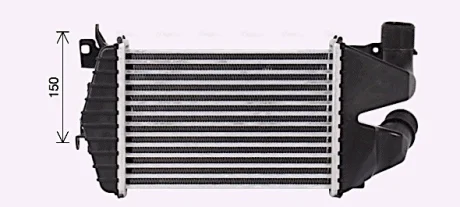 AVA OPEL Інтеркулер ASTRA H 1.7 07- AVA QUALITY COOLING OL4691