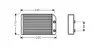 AVA OPEL Радіатор опалення VECTRA B 95- AVA QUALITY COOLING OL6315 (фото 1)
