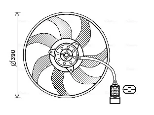 Автозапчасть AVA QUALITY COOLING OL7671