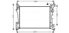 AVA AT Радіатор охолодження двиг. Grande Punto 1.3d 08-, Opel Corsa D 1.0/1.4 06- AVA QUALITY COOLING OLA2408 (фото 1)