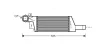 AVA OPEL Інтеркулер Combo Tour, Corsa C 1.3/1.7CDTI AVA QUALITY COOLING OLA4404 (фото 1)