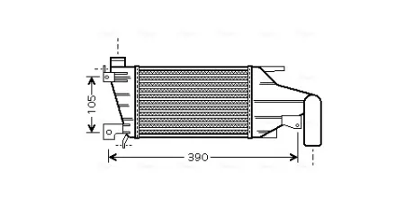 Інтеркулер AVA QUALITY COOLING OLA4417