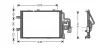 Радіатор кондиціонера Opel Combo, Corsa (01-) AVA AVA QUALITY COOLING OLA5307 (фото 1)