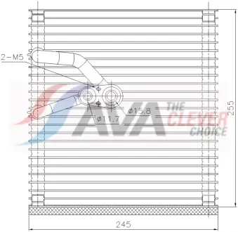 Випарник,Кондиціонер AVA QUALITY COOLING OLV759
