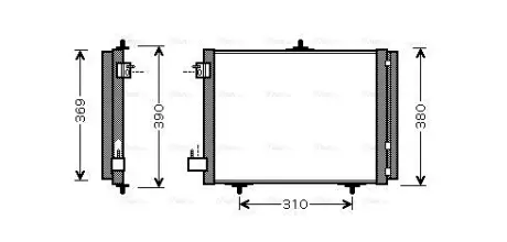 Радіатор кодиціонера AVA QUALITY COOLING PEA5295D