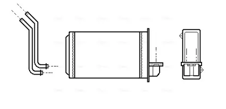 AVA PEUGEOT Радіатор опалення 205/309 AVA QUALITY COOLING PEA6088