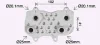 Масляний радіатор PORSCHE 911, BOXSTER, BOXSTER SPYDER, CAYMAN 2.5-3.4 09.96-12.12 AVA QUALITY COOLING PR3097 (фото 3)