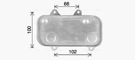 Масляний радіатор PORSCHE 911, BOXSTER, BOXSTER SPYDER, CAYMAN 2.5-3.4 09.96-12.12 AVA QUALITY COOLING PR3097
