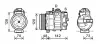 Компресор кондицiонера AVA QUALITY COOLING PRAK064 (фото 1)