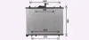 Радіатор, Система охолодження двигуна AVA QUALITY COOLING RT2650 (фото 2)