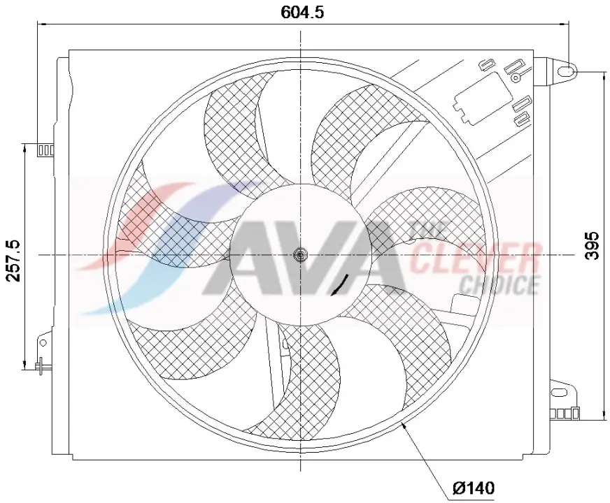 Вентилятор AVA QUALITY COOLING RT7699 (фото 1)