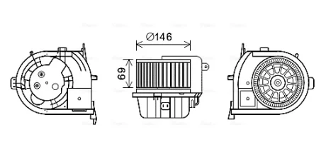 Автозапчасть AVA QUALITY COOLING RT8592