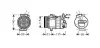 AVA CITROEN Компресор кондиціонера C5 II 2.0, 2.2 04-, C5 III 2.0, 2.2 08- AVA QUALITY COOLING RTAK485 (фото 1)