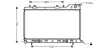 Радіатор охолодження двигуна Subaru Forester 03>08 MT/AT AC+/- AVA AVA QUALITY COOLING SU2054 (фото 1)
