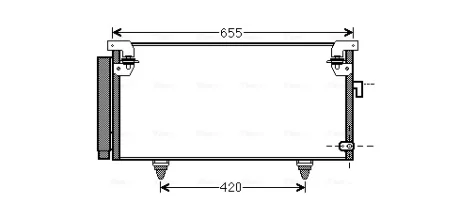 Автозапчасть AVA QUALITY COOLING SUA5073D