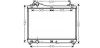 Радіатор охолодження двигуна AVA QUALITY COOLING SZ2104 (фото 1)