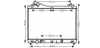 Радіатор, система охолодження двигуна AVA QUALITY COOLING SZ2105 (фото 1)