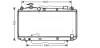 AVA TOYOTA Радіатор охолодження двиг. Rav 4 II 2.0 00- AVA QUALITY COOLING TO2305 (фото 1)
